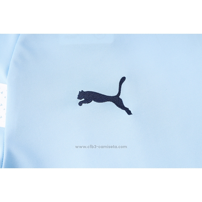 Chandal del Manchester City Manga Corta 2022-2023 Azul